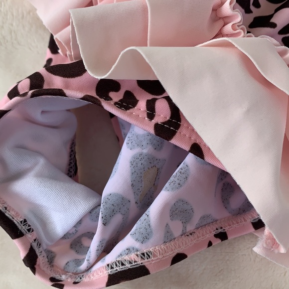 Koala Baby Pink Leopard Swimsuit 12M EUC 😍 - Picture 4 of 9